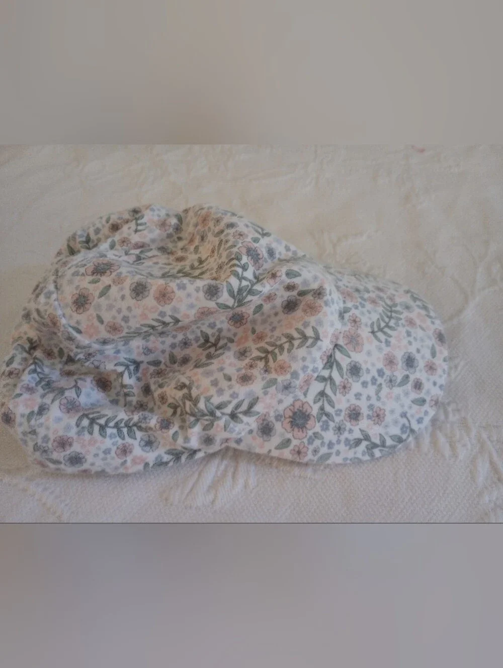 H&M Floral Girls Hat Cap With Elastic Back 12-18m